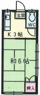 江澤荘【1階】の間取り