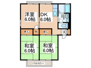 プリミエ-ルII【2階】の間取り