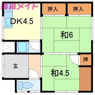 三重県伊勢市小俣町元町【一戸建】の間取り