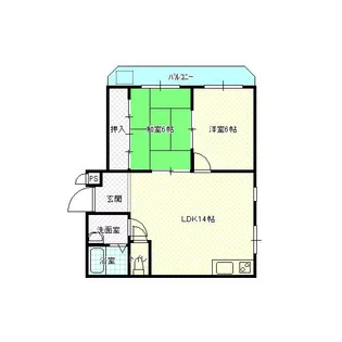 京都府福知山市和久市町【マンション】の間取り