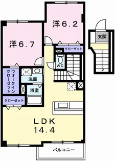 兵庫県加西市北条町北条【マンション】の間取り