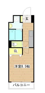 ベルフィオーレ二日町【4階】の間取り