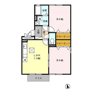 コンフォートAFK【3階】の間取り