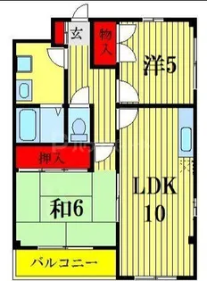 フォルテーヌ大杉【3階】の間取り