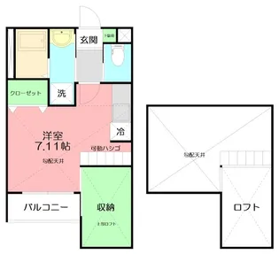 ブラウンナッツ【2階】の間取り