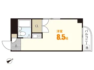 コンフォルトK【2階】の間取り