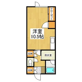 サウス54【2階】の間取り