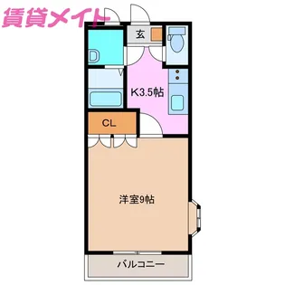ルーミンズ・ヒル【1階】の間取り