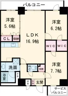 TUNAMAYO RESIDENCE(ツナマヨレジデンス)【8階】の間取り