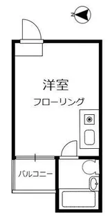 トップルーム新宿【1階】の間取り