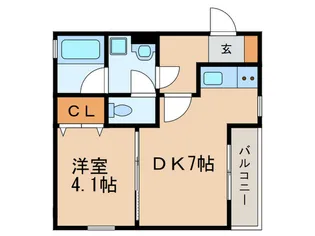gione Honmachi【2階】の間取り