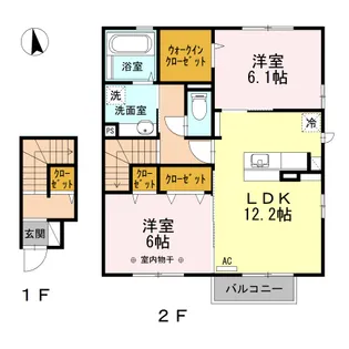 クレイン和【2階】の間取り