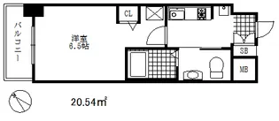 1Kの間取り画像