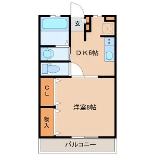 ファリス【2階】の間取り