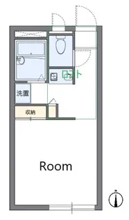 メゾンロイズ日乃出【1階】の間取り