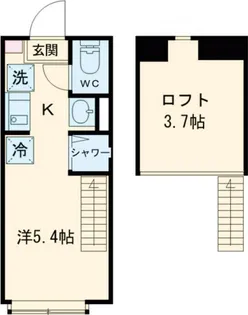 Amen Corner 堀切【2階】の間取り
