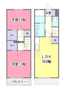 東京都東久留米市金山町1【一戸建】の間取り