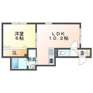 CLAN MOANA【2階】の間取り