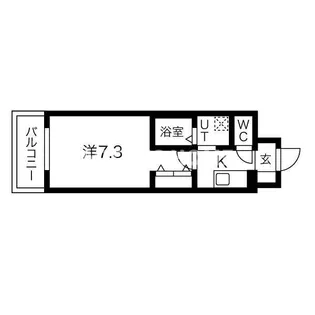 大阪府大阪市東住吉区田辺3【マンション】の間取り