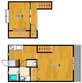 KMコーポII【5階】の間取り