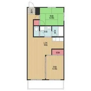 メゾンコーエイ【2階】の間取り