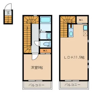 リオン自由が丘【2階】の間取り