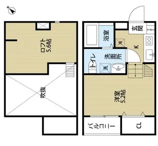 ソラーナ天台(ソラーナテンダイ)【1階】の間取り