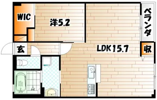 木村ビル(片野)【5階】の間取り