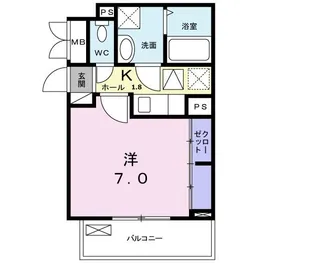 メゾン・ド・アベニール I【1階】の間取り