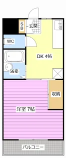 ハーベスト上島【1階】の間取り