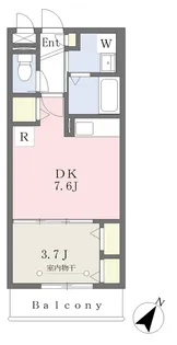 ココリ市立病院前【1階】の間取り