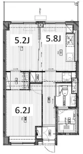 神奈川県横浜市瀬谷区瀬谷3【マンション】の間取り