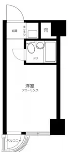 マリンロードダイヤモンドパレス【5階】の間取り