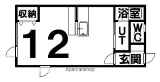 ハイツまほろ【1階】の間取り