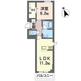 クオレール【3階】の間取り