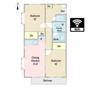 Grand Arc【2階】の間取り