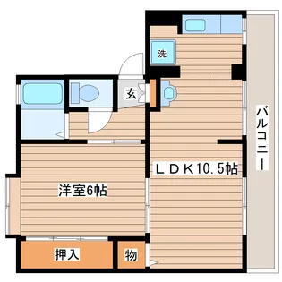 スイーティー葉山【4階】の間取り
