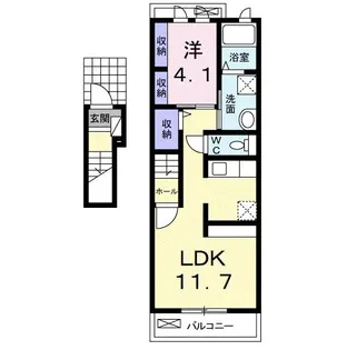 エスポア ハイム 大高【2階】の間取り