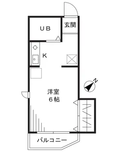 シャンヴォールIZUMI【1階】の間取り
