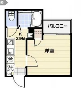 東京都中野区沼袋4【アパート】の間取り