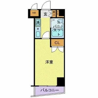 カテリーナ大森【5階】の間取り