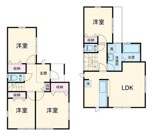 千葉県浦安市富士見1【一戸建】の間取り
