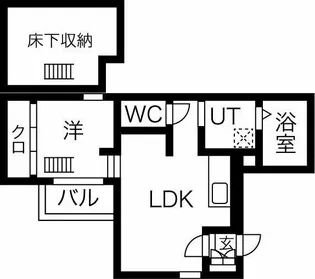 モンドグロッソ千種【1階】の間取り