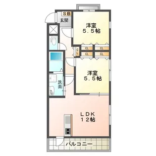 ヘスティア【3階】の間取り