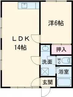 コーポフロス【1階】の間取り