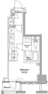 ザ・パークハビオ碑文谷【5階】の間取り