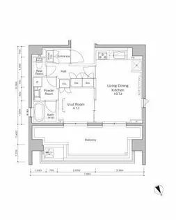 東京都台東区柳橋1【マンション】の間取り