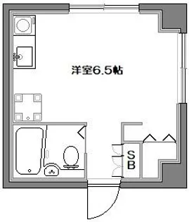 コーポ末広【1階】の間取り