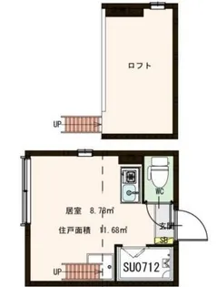 アヴァン中野【1階】の間取り