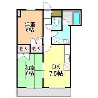 稲毛ファミール【3階】の間取り